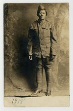 African American Female Soldier 1918 Chicago 8th Inf WWI Black Buffalo J15469 picture
