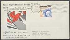 1984 Inland Empire Philatelic Society Cover Spokane WA Ameripex ’86 Cachet picture