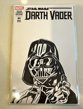 Star Wars Darth Vader #001 Blank Sketch Cover by TMS. Original Art picture