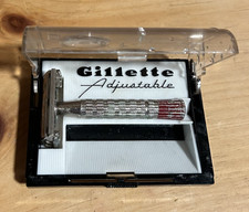Vintage Gillette SuperSpeed Red Tip in a case for a FatBoy or so I am told idk picture
