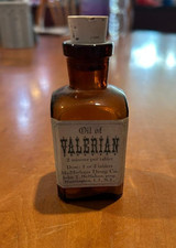 Vintage Abbott Surbex-T Oil of Valerian McMahon Drug Co Pharmacy Display Bottle picture
