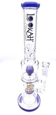 19.5” Inch LOOKAH Glass Monster Triple Chamber Water Pipe - PURPLE picture