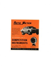 1970 FORD MAVERICK PRO STOCK / DON NICHOLSON ~ ORIGINAL SMALLER AUTO METER AD picture