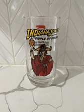 Vintage 1984 Indiana Jones Temple Of Doom Mola Ram 7up Glass picture