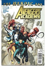 Avengers Academy #1 2010 Marvel 1st App Hazmat Mettle Veil Finesse Striker MINT picture