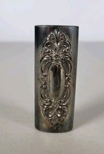 Vintage Towle Grand Duchess Silver Plated Bic Lighter Case Sleeve  picture