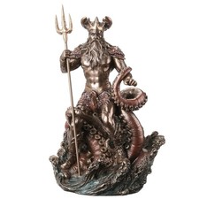 Veronese Design 8 7/8 Inch Oceanus The Primordial Titan of Water Cold Cast Resin picture