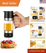 Glass Honey Dispenser No Drip, Maple Syrup Dispenser, 9 OZ picture