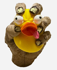 3D Sasquatch Hand Squishing Yellow Rubber Ducky Ford Bronco Bucked Ducked picture