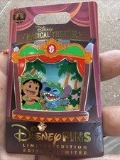Disney Parks 2026 Magical Theater Lilo And Stitch Slider LE Pin New picture