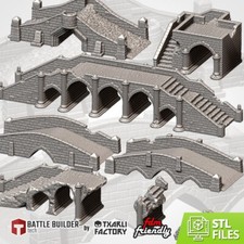 Txarli Factory MEDIEVAL BRIDGES Fantasy 40k Tabletop Terrain picture