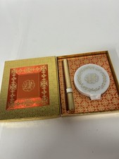 Vintage NOS Max Factor Beauty Wardrobe Creme Puff lipstick red on red compact  picture