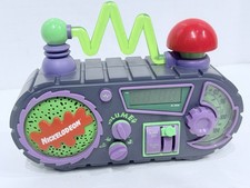 Nickelodeon 1995 Time Blaster Vintage Alarm Clock Rise Slime As Is picture