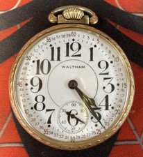Waltham 16s 17 Jewels Pocket Watch *Running* 10k Rolled Gold picture