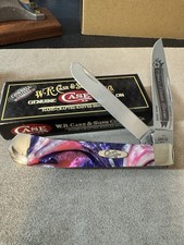 Case Cowbell Cutlery Exclusive Anna’s Petunia Bloom Trapper 1 Of 2500 picture