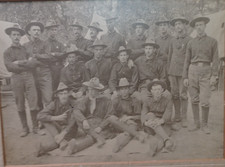 1898 Cabinet Card Spanish–American War Co 13 14 Reg Bethlehem PA 11 x 14  JRR11 picture