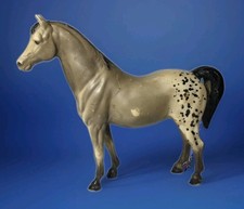 Vintage Breyer 1960's 38 Speck Family Arabian Mare Gray Appaloosa 9