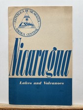 1944 Travel Republic of Nicaragua Lakes & Volcanoes Booklet Vintage picture