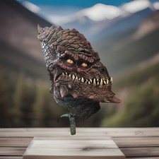 Distortions Unlimited ZARLOK THE DESTROYER Mask Tom Cassidy Monster of the Month picture