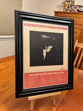 BIG 10x13 FRAMED DAVID BOWIE 
