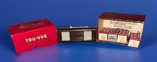 Vintage TRU-VUE Viewer w/4 Film Picture Strips Americana Stereoscope Works Used picture