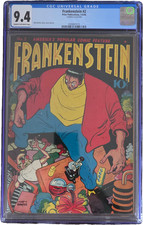 🚨Frankenstein Comics #2 1945 CGC 9.4 OLYMPIA PEDIGREE ⚡GRAIL⚡ Dick Briefer🚨 picture