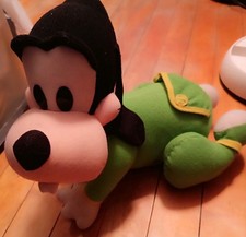 Vintage 1995 Disney Mattel Touch 'n Crawl Baby Goofy Plush Toy WORKS picture