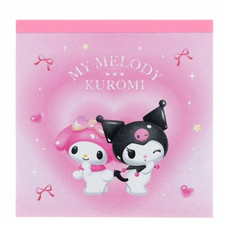 Sanrio My Melody Kuromi Dream Square Memo Pad Made in Japan 2025 Sun-Star picture