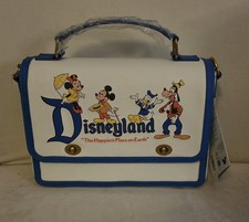 Disney Mickey Mouse Friends Loungefly Crossbody Bag Disneyland 70th Anniversary picture