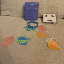 Avon Vintage Ocean  Breeze Fish Chime’s In Original Box Never Used. picture