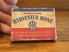 Vintage International Harvester Hone - Stone & Box, IHC, IH, Advertising picture