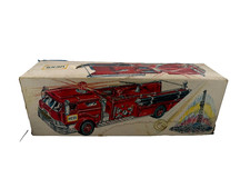 Vintage 1970 Hess Fire Truck Pumper Toy w/ Original Box & Loose Accessories picture