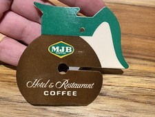 Vintage MJB Coffee Advertising razor bag Cutter pot refrigerator magnet fridge picture