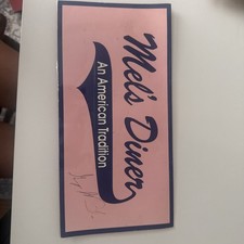 Vintage Mel's Diner An American Tradition Laminated Breakfast Lunch Menu picture