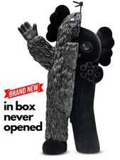 KAWS KACHAMUKKU Vinyl Figure Black Grey NEW 2022 In Box Never Opened picture