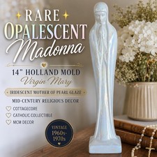 Vintage Holland Mold Madonna Virgin Mary Statue 14