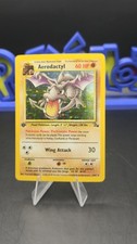 Pokémon TCG Aerodactyl #1 First Edition Stamped Fossil Holo WOTC Mint psa 9 10 picture
