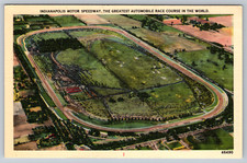 c1940s Indianapolis Motor Speedway IN Race Course Postcard picture