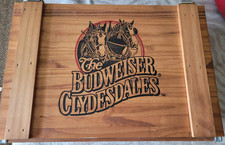 Vintage Anheuser-Busch Budweiser 10 3/4H, 17 3/4W, 11 3/4L Wood Crate(Fairfield) picture