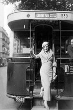 Miss Europe 1933 is a public transport July 13 1933 Paris France Old Photo picture