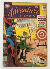 ADVENTURE COMICS #258 (DC COMICS 1959) SUPERBOY & GREEN ARROW AQUAMAN VG- picture