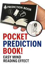 MAGIC PREDICTION BOOK Easy Beginner Pocket Mental Trick Cartoon Flip Pictures 1 picture