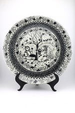 Vintage Bjørn Wiinblad Nymølle Denmark Winter Plate Seasons MCM Wall Decor 10.5