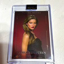 Wild Card America 250 Matte Metal Gisele Bundchen National Exclusive 1/1 picture
