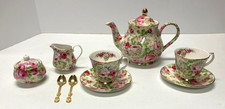 Vintage Allyn Nelson Collection Fine English Bone China 11-Piece Tea Set 20 picture