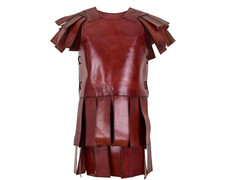Halloween Roman Soldier Leather Subarmails Brown Under Armor Larp Cosplay Armor picture