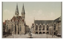 Brunswick Old Town Market Standard Postcard picture
