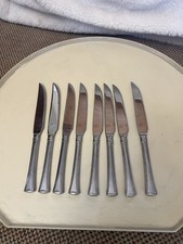 Lot Of 8 Mikasa Edinboro  Steak Knives Stainless picture