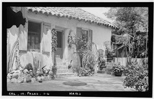 Photo:South Pasadena CA La Casa de Jose Perez 1936 Patio Detail HABS picture