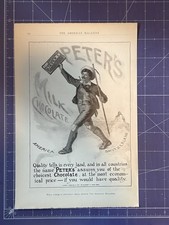 1910 PRINT AD PETER'S CHOCOLATE LAMONT CORLISS & COMPANY picture